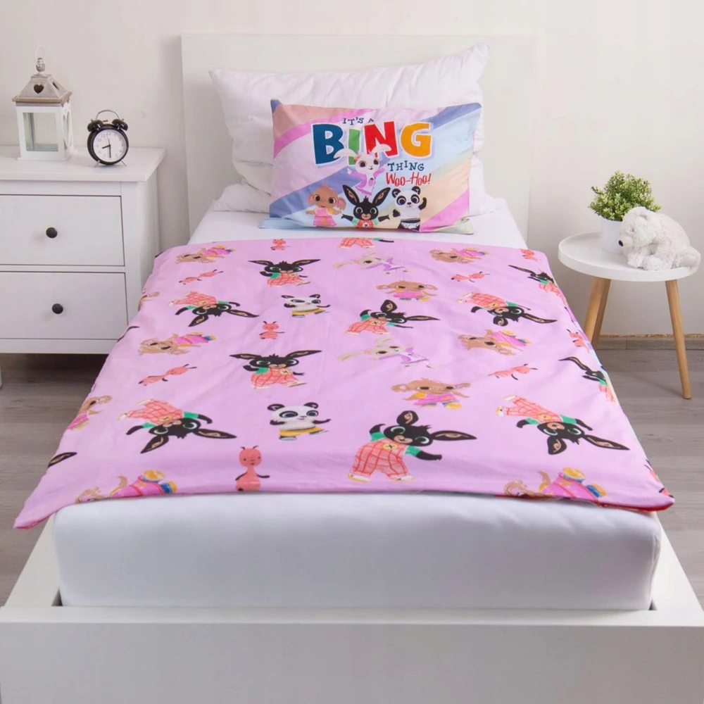 BING DWUSTRONNA, bawełniana pościel na zamek 100% BAWEŁNA 100x135 cm