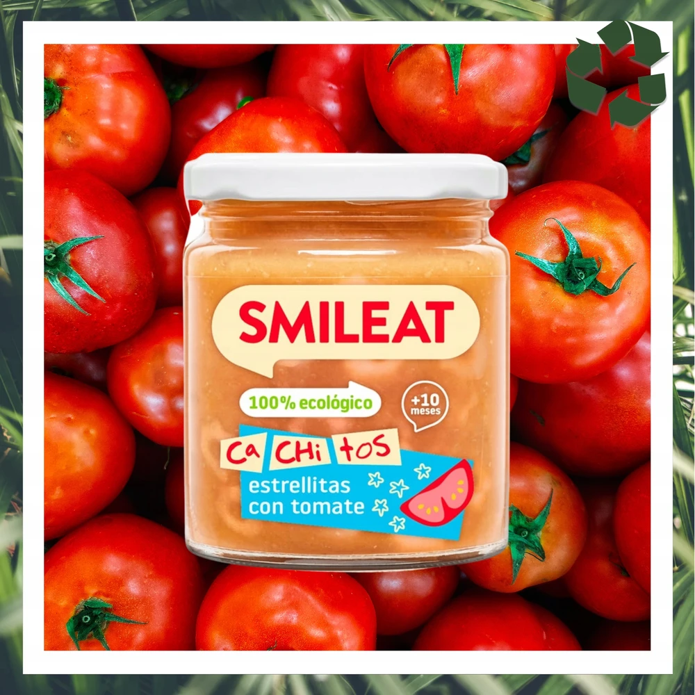 BIO Makaronai su pomidorais, ekologiška vakarienė indelyje, 230 g Smileat