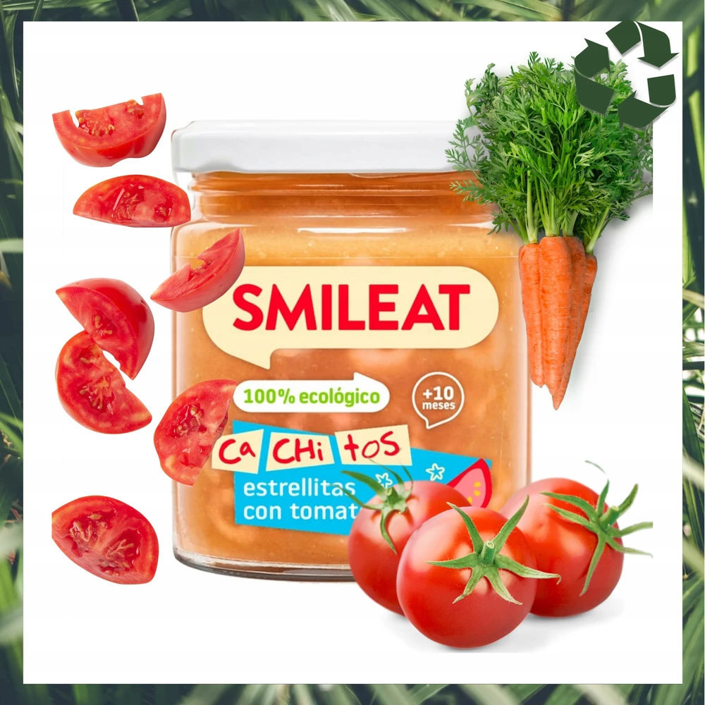 BIO Makaronai su pomidorais, ekologiška vakarienė indelyje, 230 g Smileat