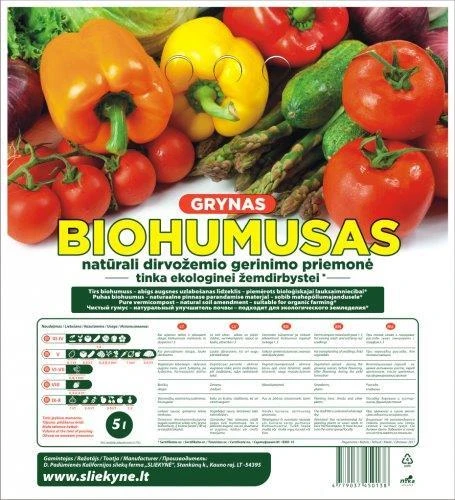 Biohumusas daržovėms BIOPON NATURAL, 500 ml