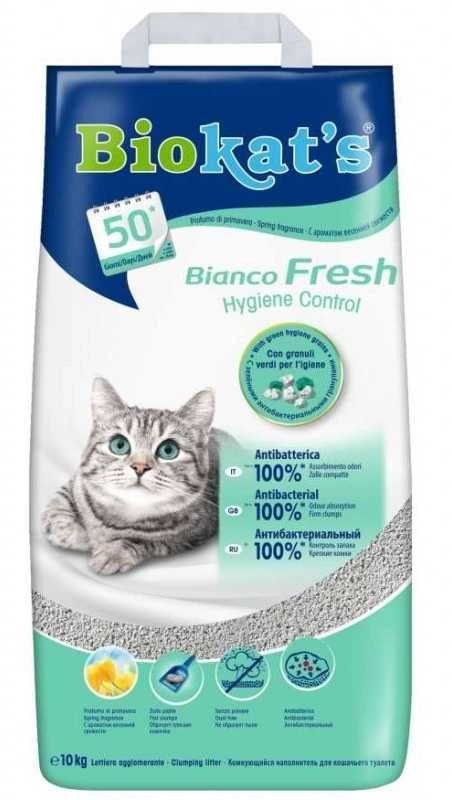 Gimborn Biokat's Bianco Fresh Hygienic Sušokantis kraikas katėms 10kg