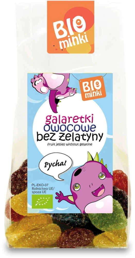 Biominki VAISIŲ želė BE ŽELATINOS BIO 100 g - BIOMINK