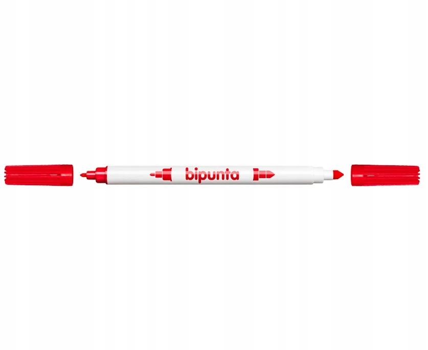 "Bipunta" rašikliai su dvigubu smaigaliu 12 spalvų Fibracolor