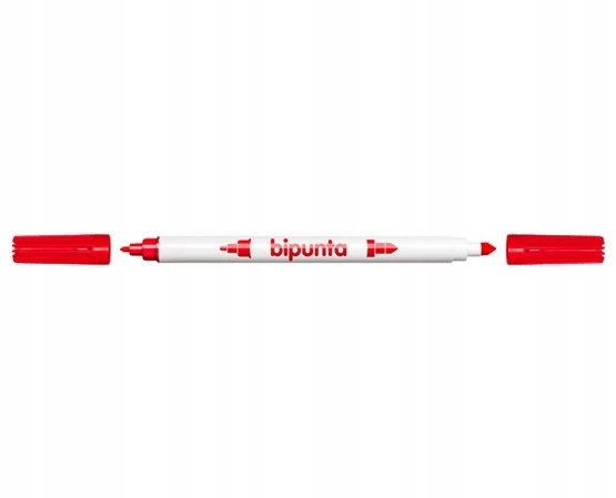 "Bipunta" rašikliai su dvigubu smaigaliu 24 spalvos Fibracolor