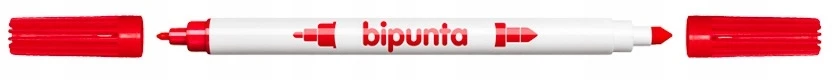 "Bipunta" rašikliai su dvigubu smaigaliu 12 spalvų Fibracolor