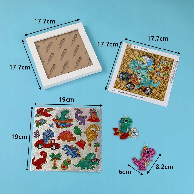 Bisky KŪRYBINIS RINKINYS XXL DIAMOND PAINING STICKBOOK MOZAIKOS SIUVINĖJIMO lipdukai