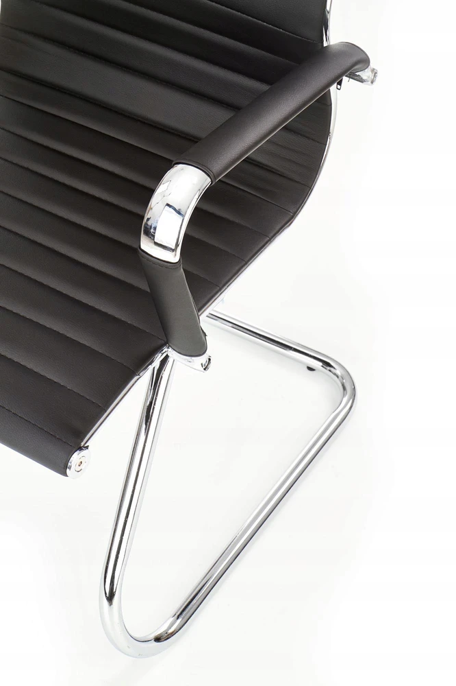 Biuro kėdė Halmar Prestige Skid, juoda