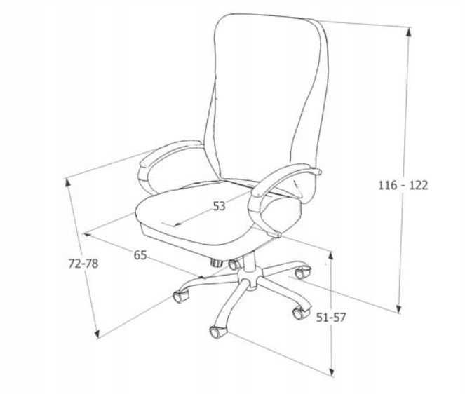 Signal Meble Biuro kėdė Q-154, juoda