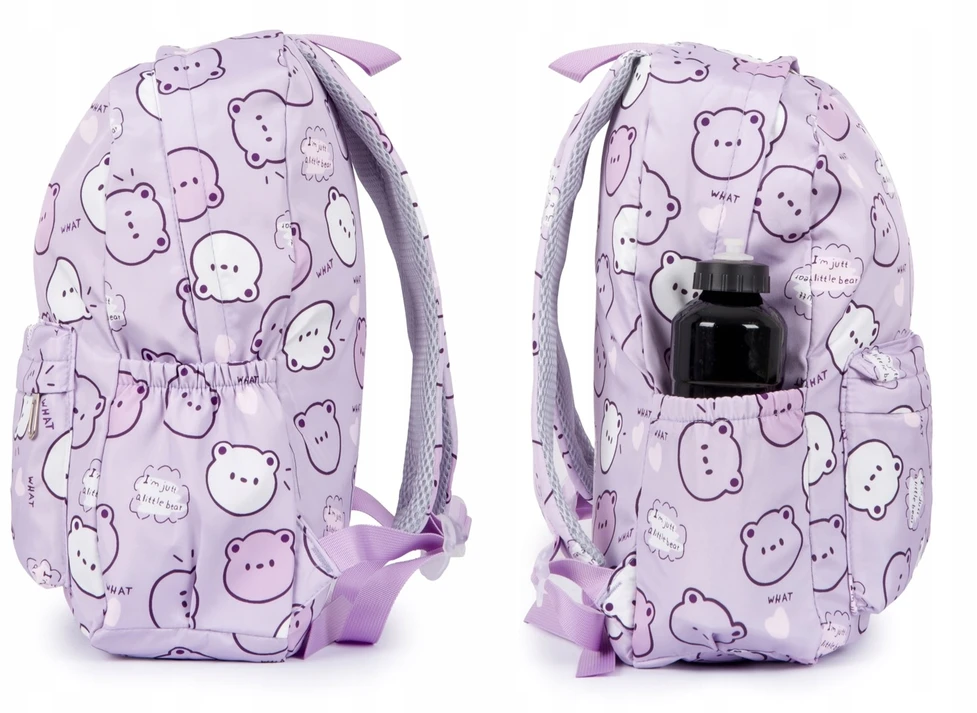 Bivacc TEDDY mokyklinė kuprinė violetinė