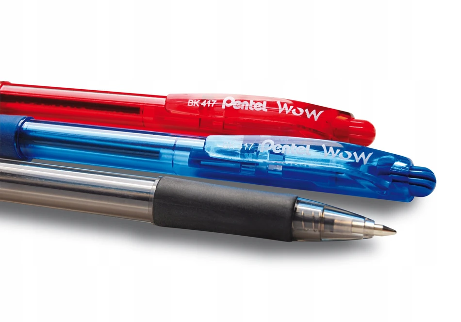 BK 417 tušinukas, 0,7 mm CLICKY Mėlynas PENTEL