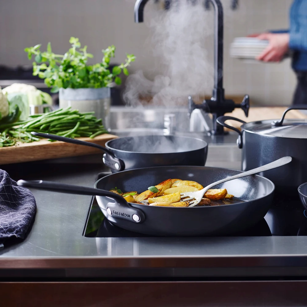 BK GreenPan Craft Chef's keptuvė 20 cm, keraminė, juoda