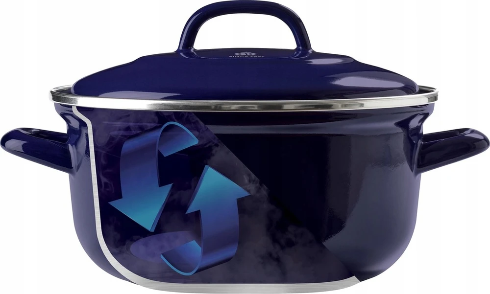 Bk Holland Emaliuotas plieno puodas 22 cm 3,3 l