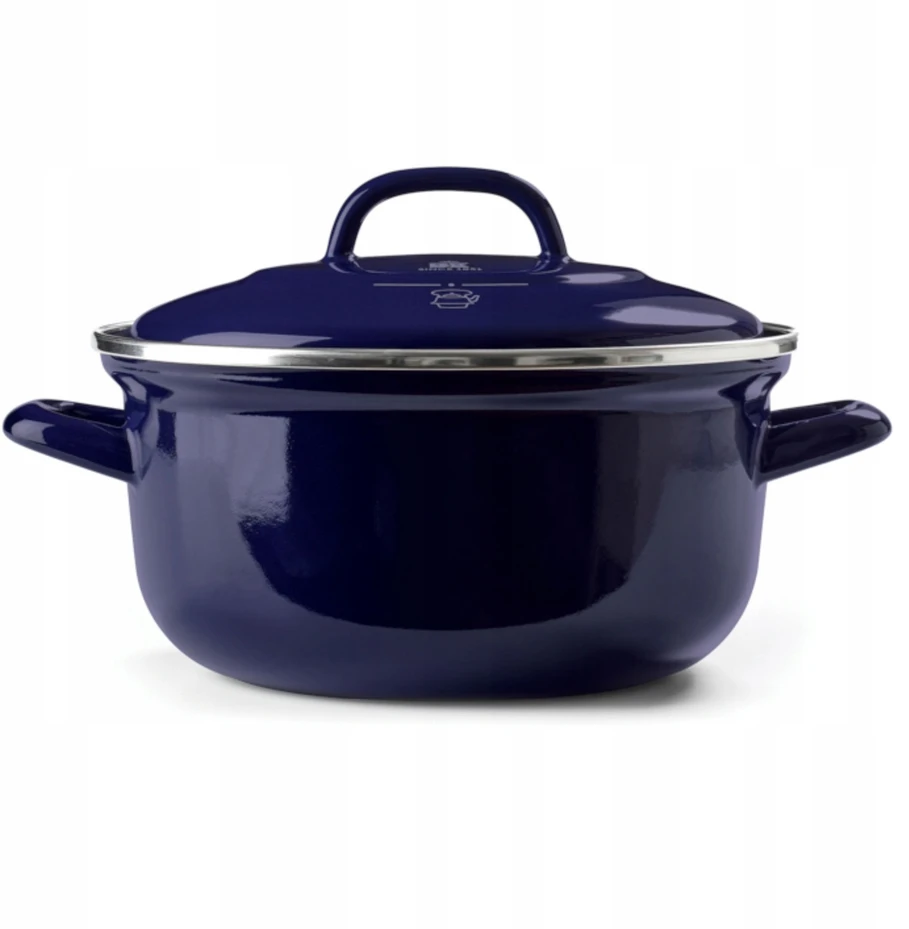 Bk Holland Emaliuotas plieno puodas 22 cm 3,3 l