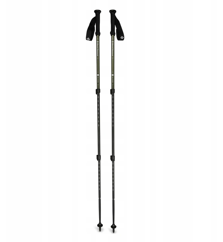 Black Diamond Juodas Diamond Trekking Poles Explorer 3, fitness equipment (juodas, 1 pair, 100 to 140 cm)