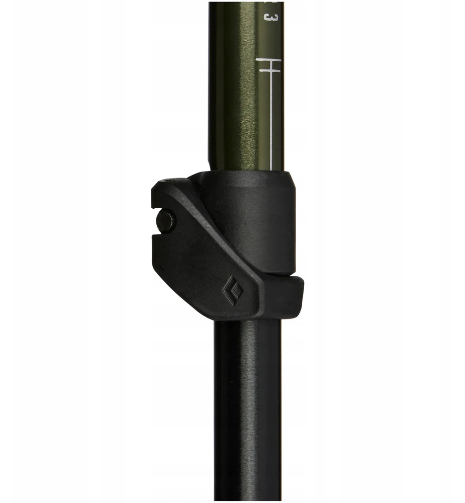 Black Diamond Juodas Diamond Trekking Poles Explorer 3, fitness equipment (juodas, 1 pair, 100 to 140 cm)