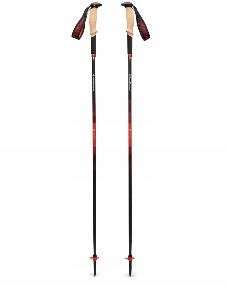 Black Diamond Juodas Diamond Juodas Diamond Pursuit Carbon sulankstomos lazdelės 120cm