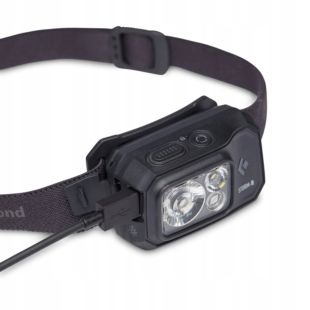 Black Diamond JAV Juodas Diamond Storm 500-R prožektorius