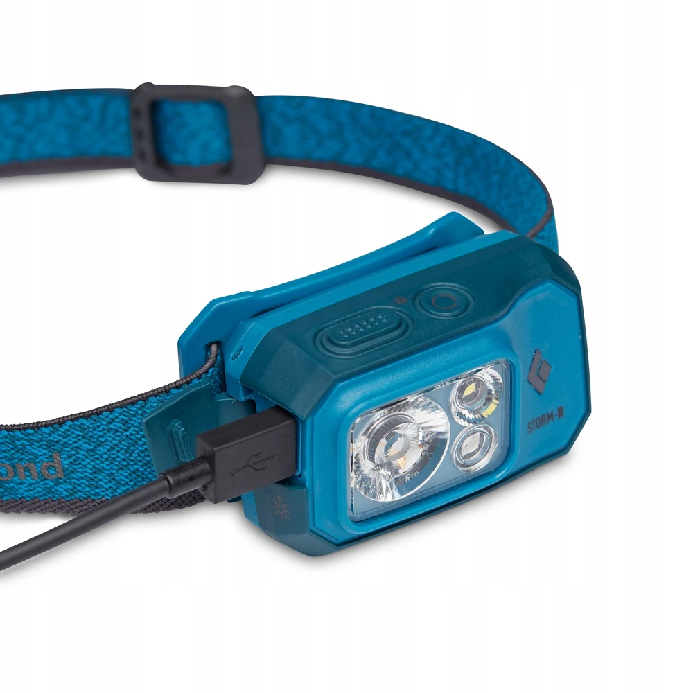 Black Diamond Juodas Diamond STORM 500-R priekinis žibintas, mėlynas