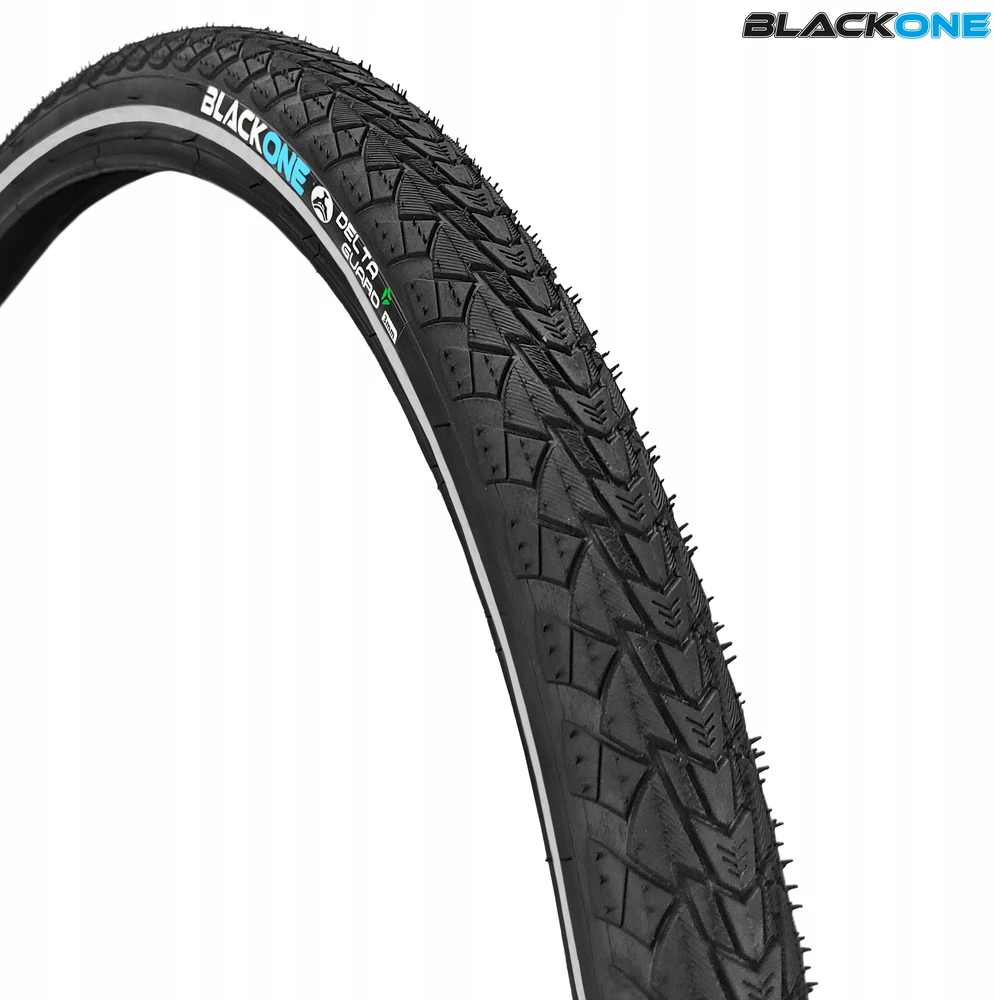 Black1 Šviesą atspindinčių padangų komplektas BLACKONE ACTIVE+ 28x1.60 42-622 + MITAS kamera - FV