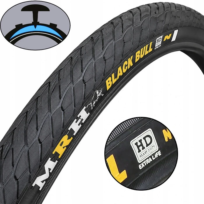 Blackbull Dviračio padanga – 28 coliai – 700x38C – 40-622 – 1 mm, nepramušta