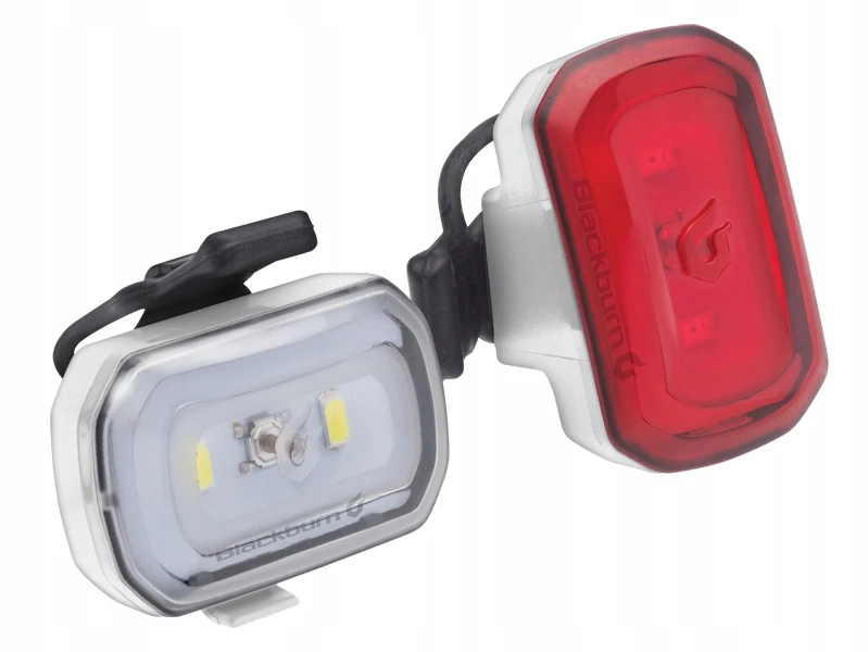Blackburn Click USB šviestuvas priekyje 60 liumenų, gale 20 liumenų baltas