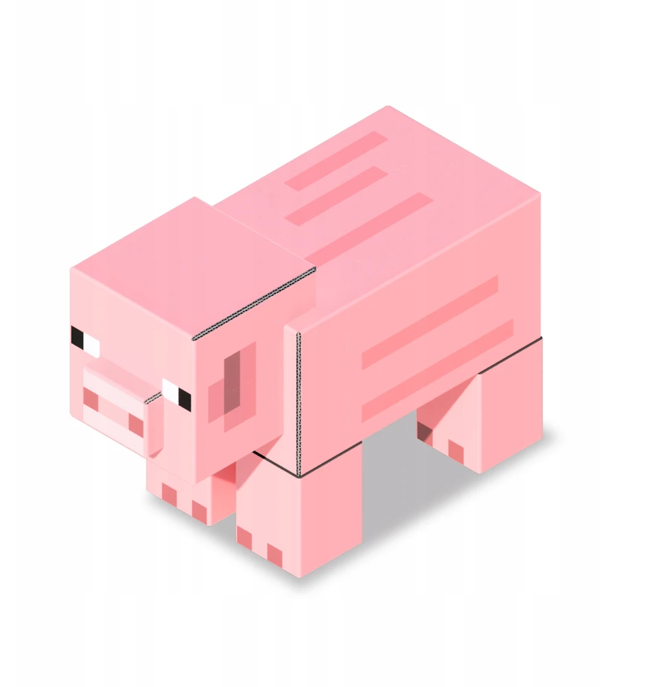 Bladez Toys BLADEZ MINECRAFT pastato kiaulės figūrą MC85845.