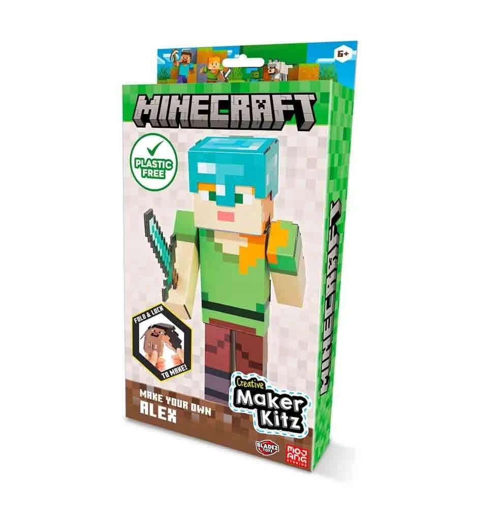 Bladez Toyz MINECRAFT BLADEZ MAKER KITZ BUILD ALEX FIGURE
