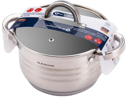 Blaumann troškintuvas su dangčiu Gourmet Line, 7,6 l