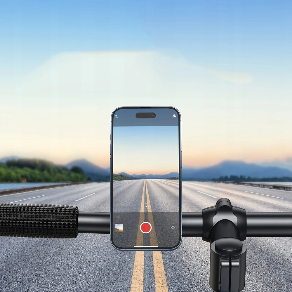 Blavec Dviračio telefono laikiklis, skirtas motociklo Magsafe 360° vairo tvirtinimui