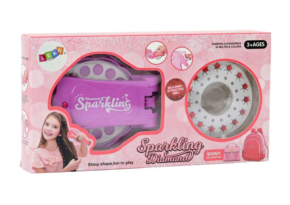 Lean Toys „Deimantų žibėjimo“ plaukų papuošalų rinkinys