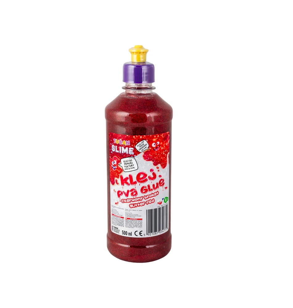 Tuban PVA klijai – Blizgantys raudoni - 500 ml ( TU3477 )