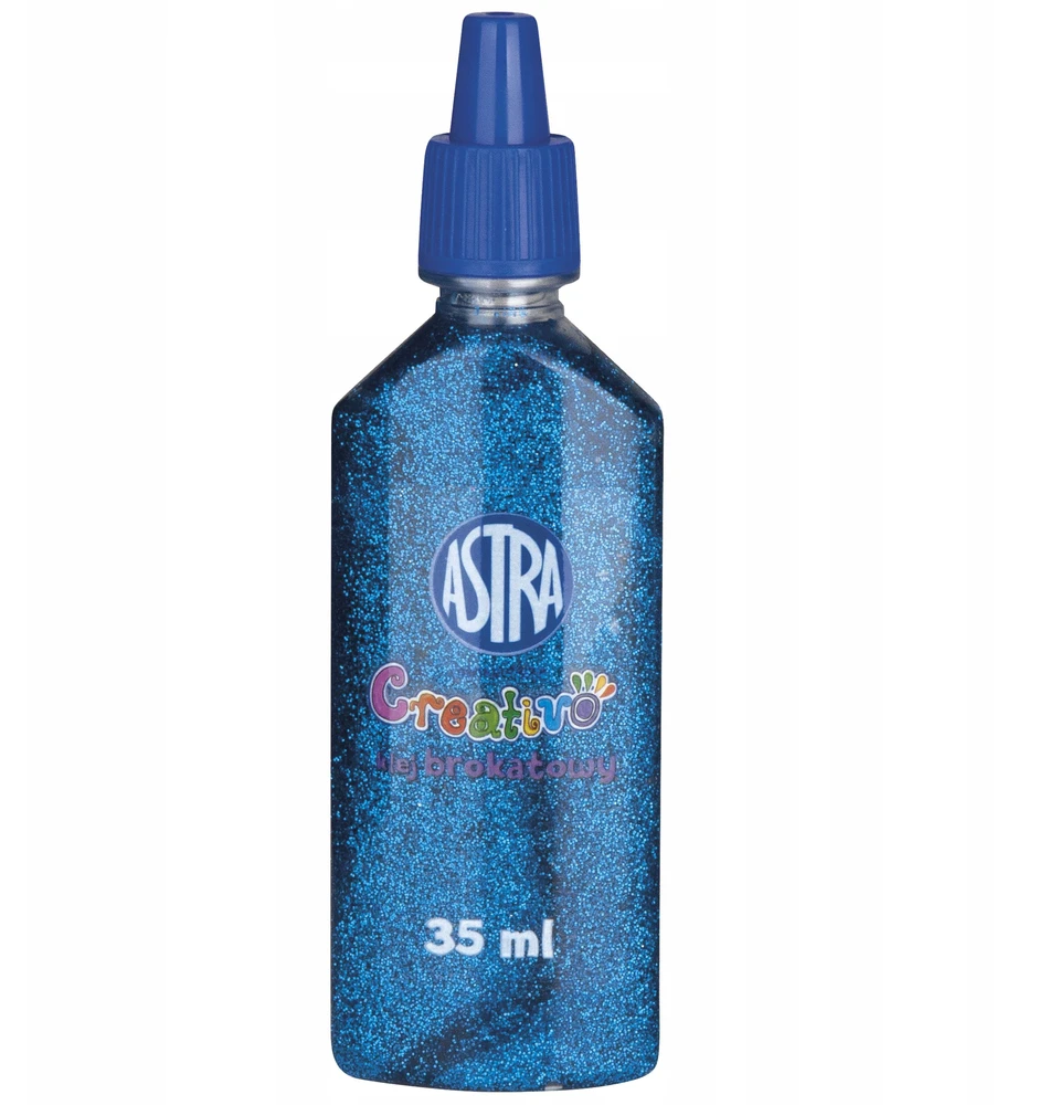 Blizgučių klijų rinkinys 6 spalvų x 60 ml Astra Nr. 3208