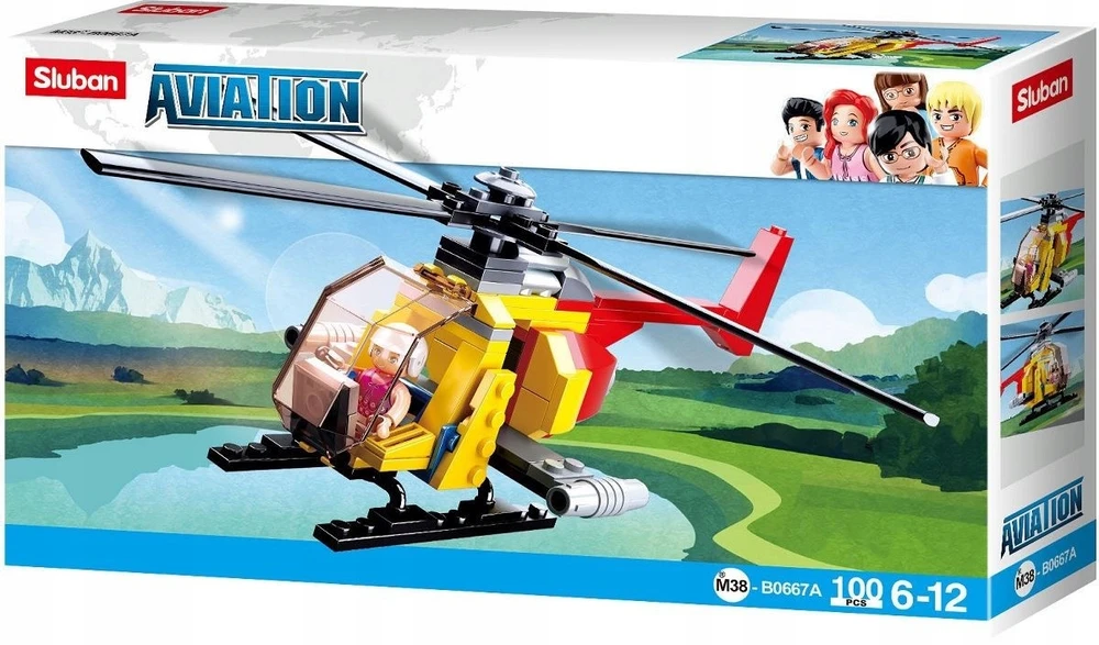 BLOCKI SLUBAN AIRPORT Helikopter 100 - B0667A