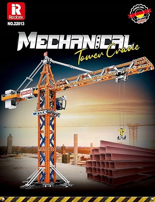 BLOCKS CRANE Nuotoliniu būdu valdomų statybinių kranų rinkinys 1288