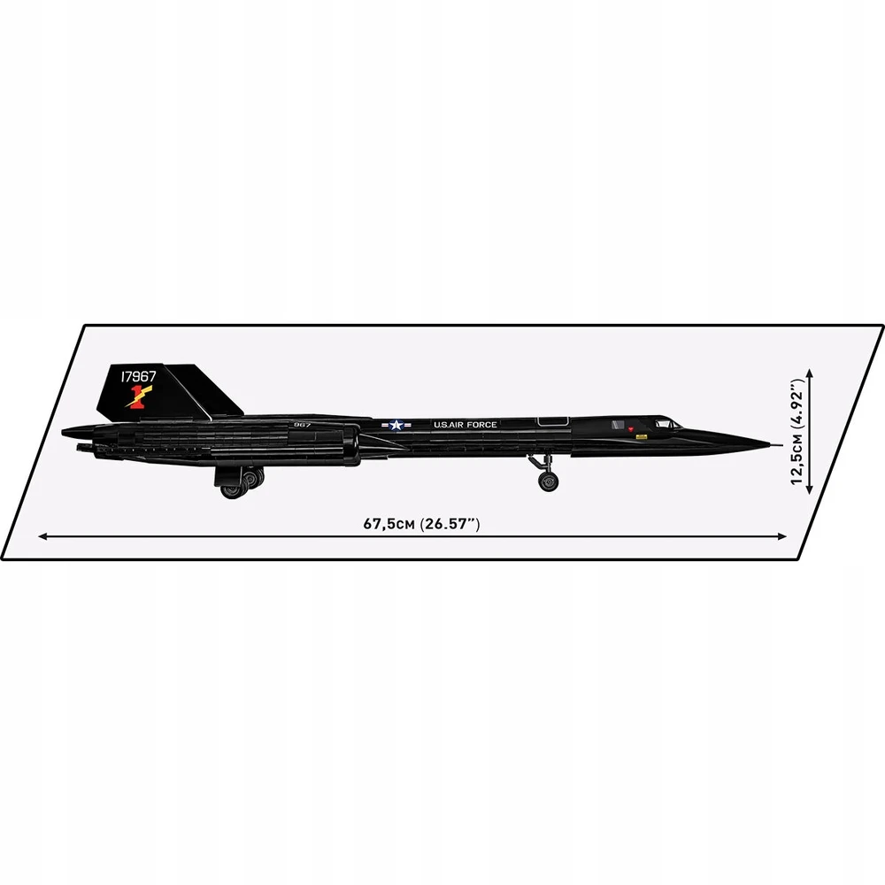 COBI konstruktorius Lockheed SR‑71 Blackbird 1:48, 1374 det., 9+, 5891