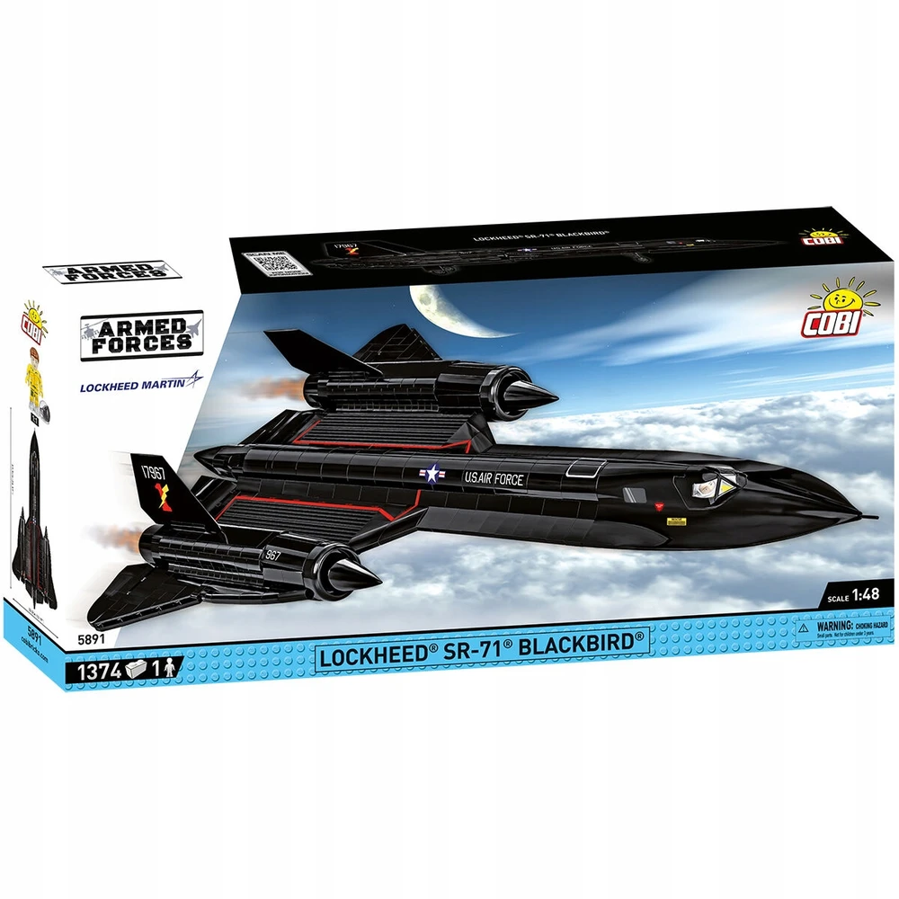 COBI konstruktorius Lockheed SR‑71 Blackbird 1:48, 1374 det., 9+, 5891
