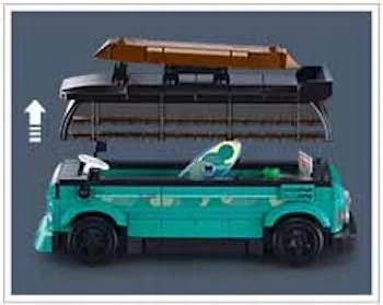 BLOKAI - KEMPERINIS MB TS-1 - 276 EL 1:35 28 CM AUTOMOBILIS SLUBAN KEMPINGAS