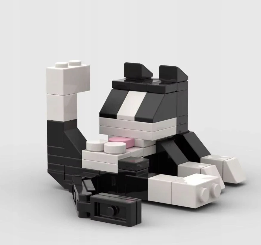BLOKAS FIGURĖLĖ JUOKINGA DOVANA KATĖ, LAIŽIANTI SAVO ... KATINĖS BLOKUS
