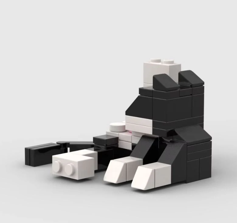 BLOKAS FIGURĖLĖ JUOKINGA DOVANA KATĖ, LAIŽIANTI SAVO ... KATINĖS BLOKUS