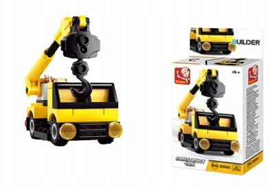 blokeliai SLUBAN M38-B0592C Mini Crane Statybinė transporto priemonė su kabliu