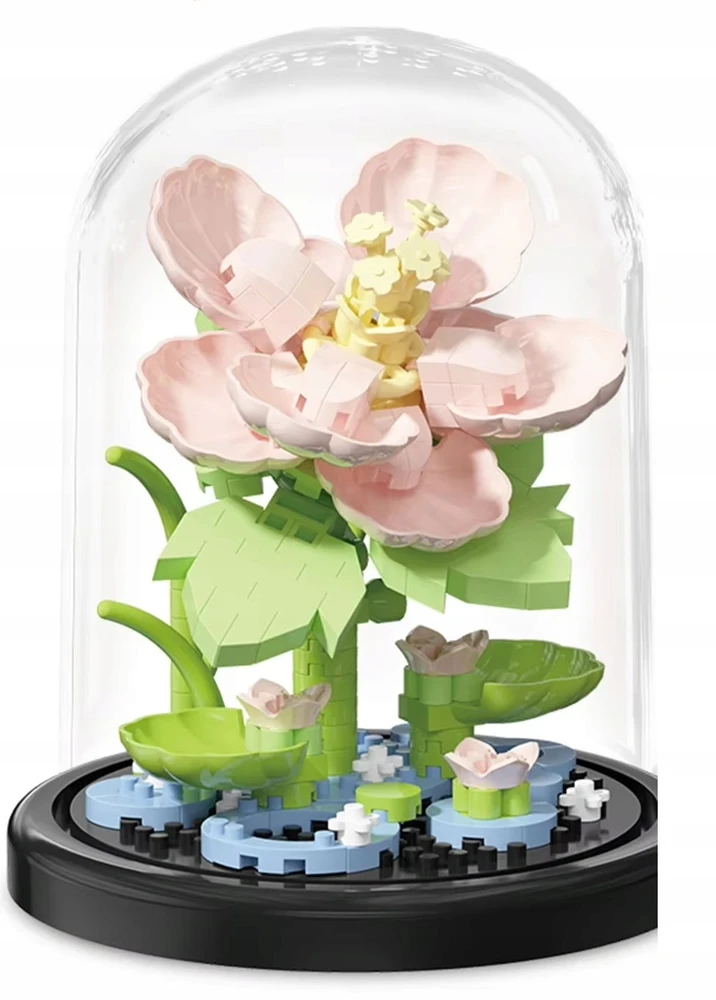 BLOKŲ GĖLIŲ PUokštė 3D Creative Construction Set 247 vnt Dovana