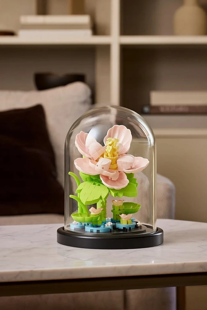 BLOKŲ GĖLIŲ PUokštė 3D Creative Construction Set 247 vnt Dovana