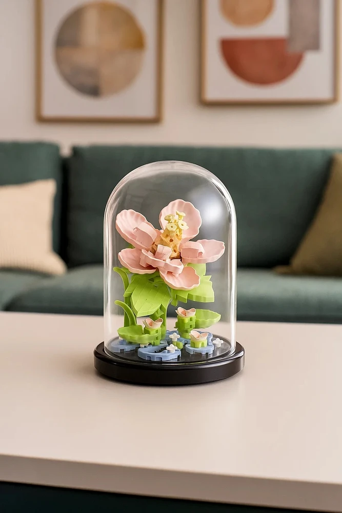 BLOKŲ GĖLIŲ PUokštė 3D Creative Construction Set 247 vnt Dovana