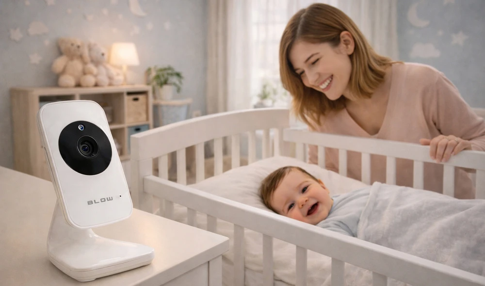 BLOW fotoaparato elektroninė auklė su 3.2" LCD monitoriumi