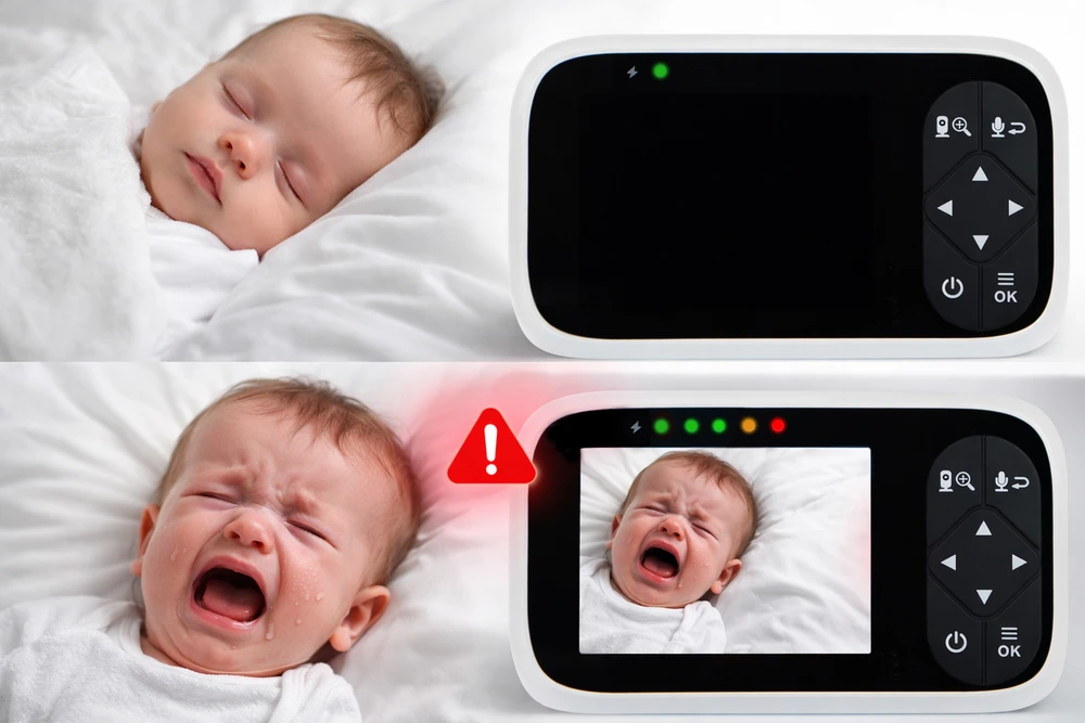 BLOW fotoaparato elektroninė auklė su 3.2" LCD monitoriumi
