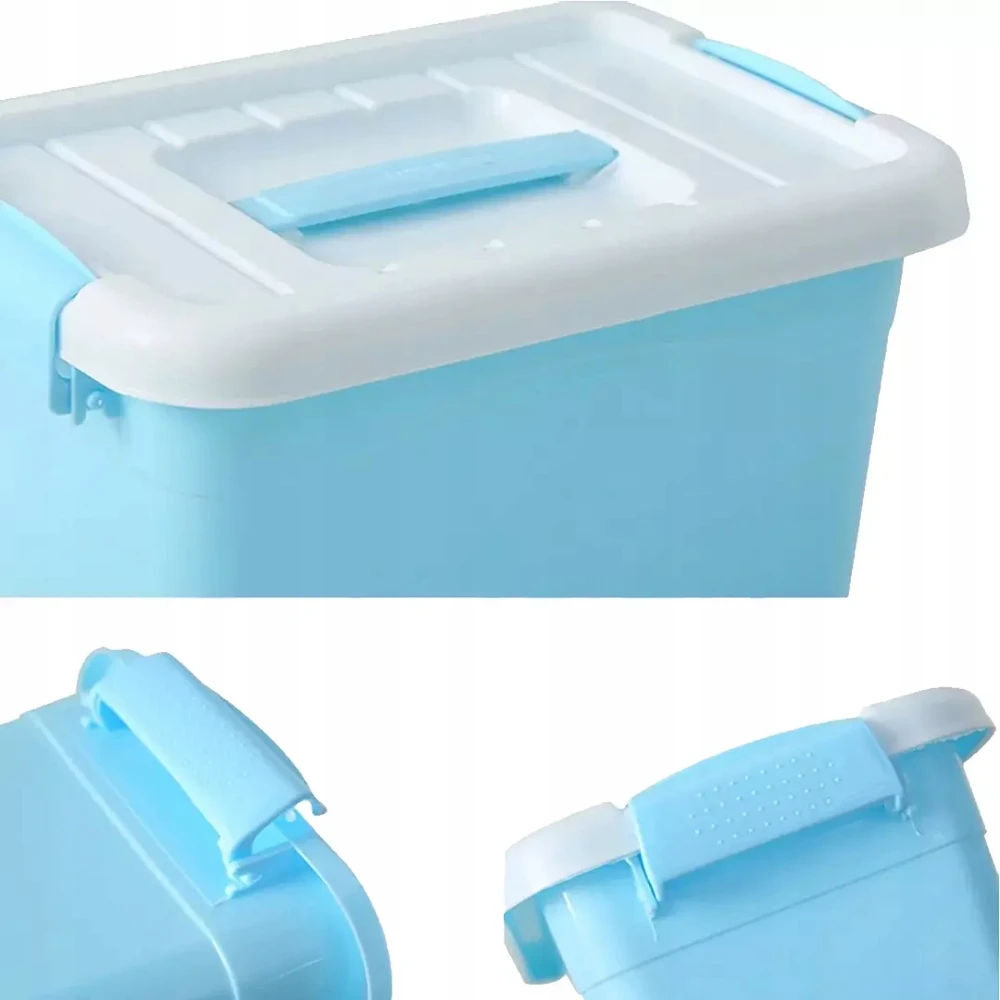 Blue Kinetic Sand 3kg Mėlyna rinkinys su smėlio dėže ir mentelės formomis