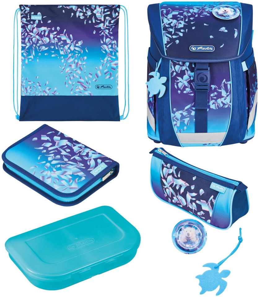 Herlitz Kuprinė pradinukams FILO ACTIVE XL Mėlyna Ice su priedais