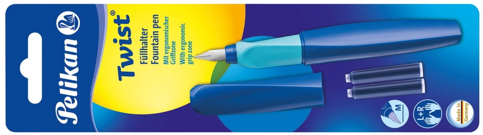 Pelikan Mėlyna Plunksnakotis TWIST P457M deep mėlynas bls