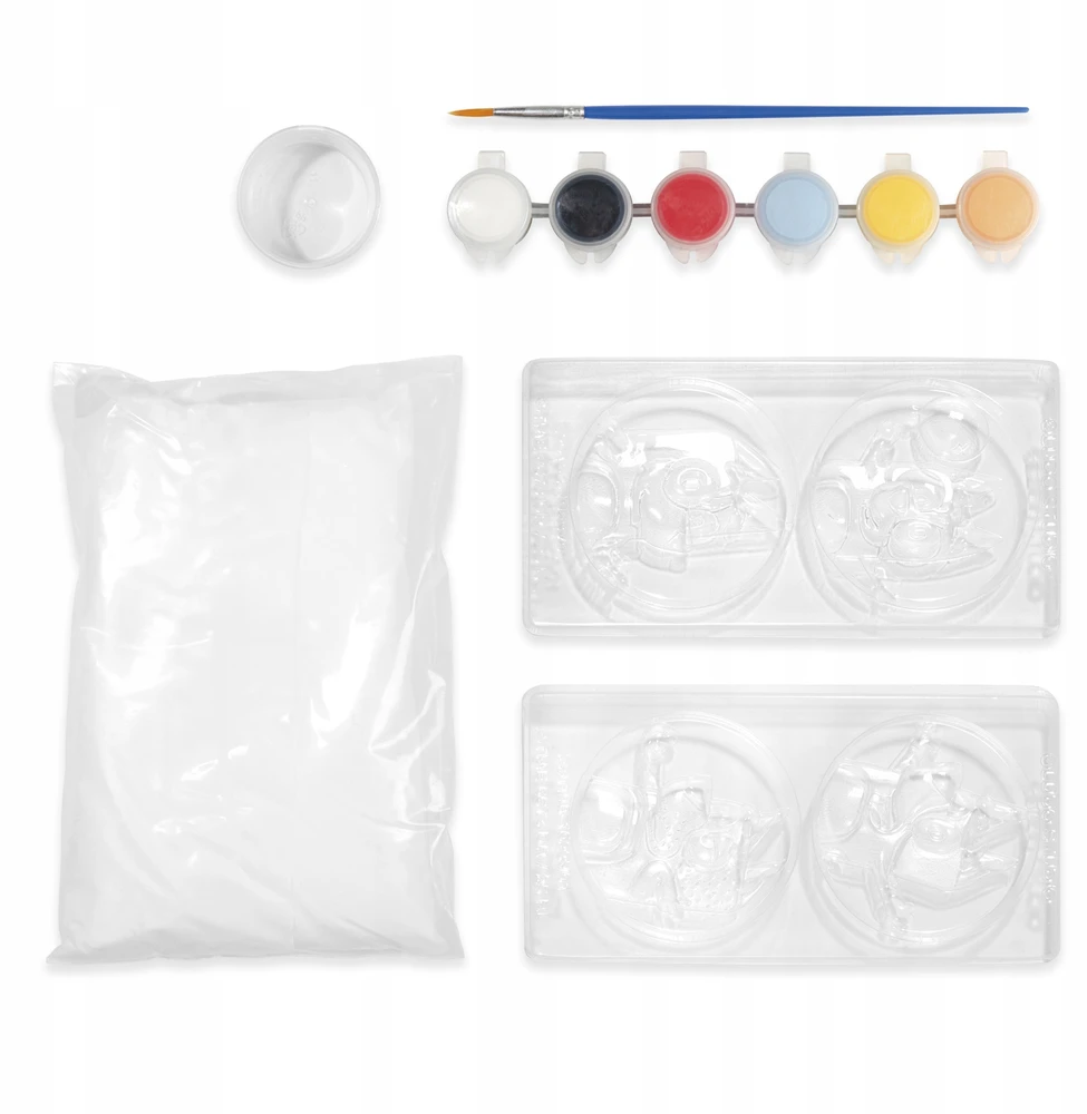 Bluey 2in1 Totum kūrybinis rinkinys, gipso figūrėlės ir antspaudų rašikliai