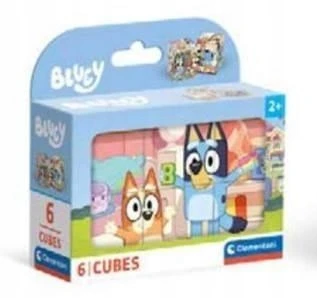 Bluey. 6 dalių Clementoni kaladėlės